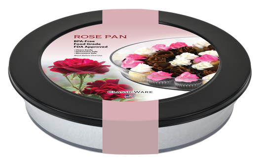 Rose Pan - Black Lid